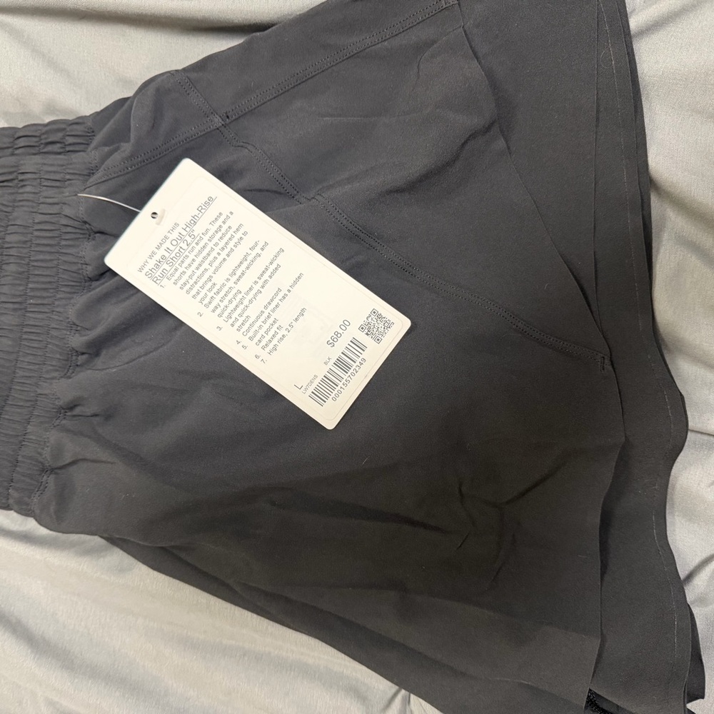 lululemon athletica Black High-Waist Women's Shorts